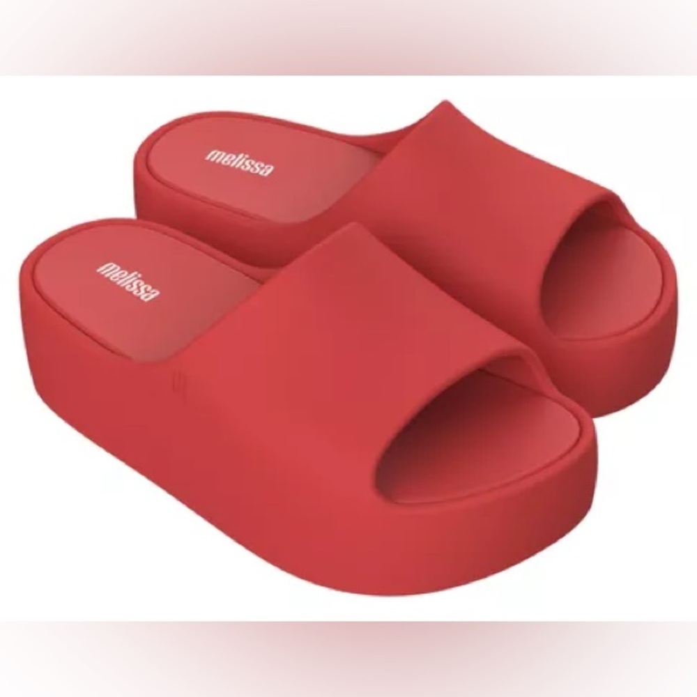 SOLD Melissa Bright Red Clogs Size 9US Brand new in Box